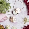 Perfume Balm Necklace with Mirror