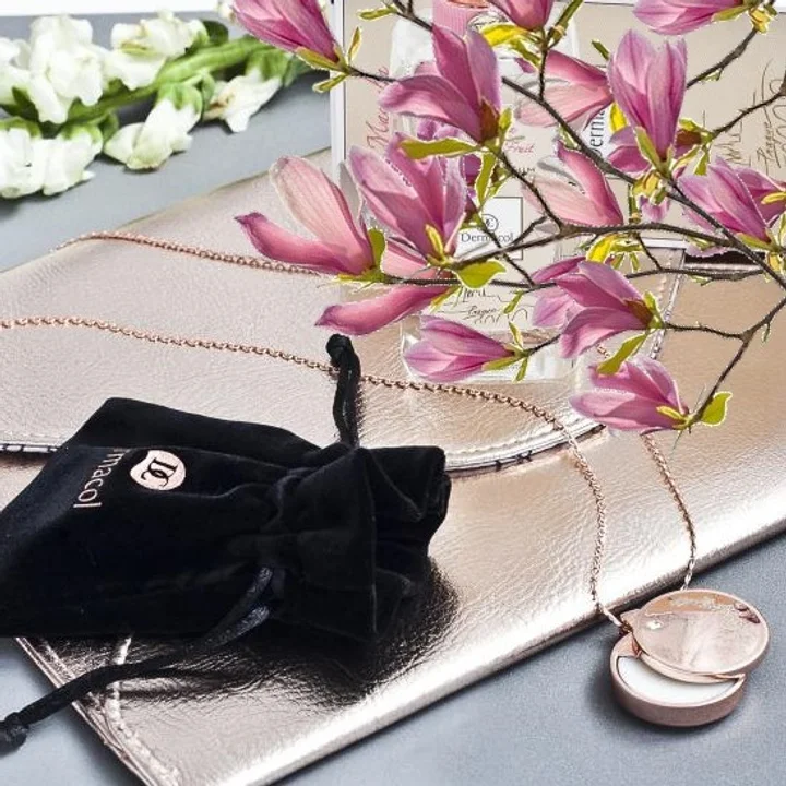 Perfume Balm Necklace with Mirror